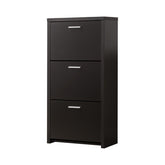 Coaster Vivian 3-drawer Shoe Cabinet Black Model 900604